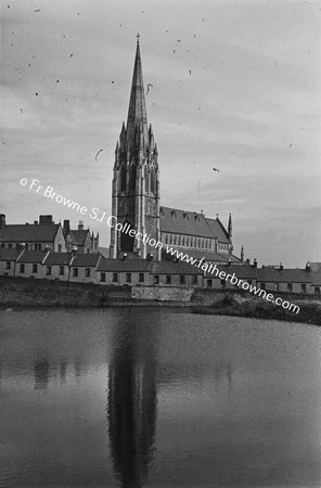 VIEW OF COAST, ST EUGENE'S CATHEDRAL REFLECTED IN WATER